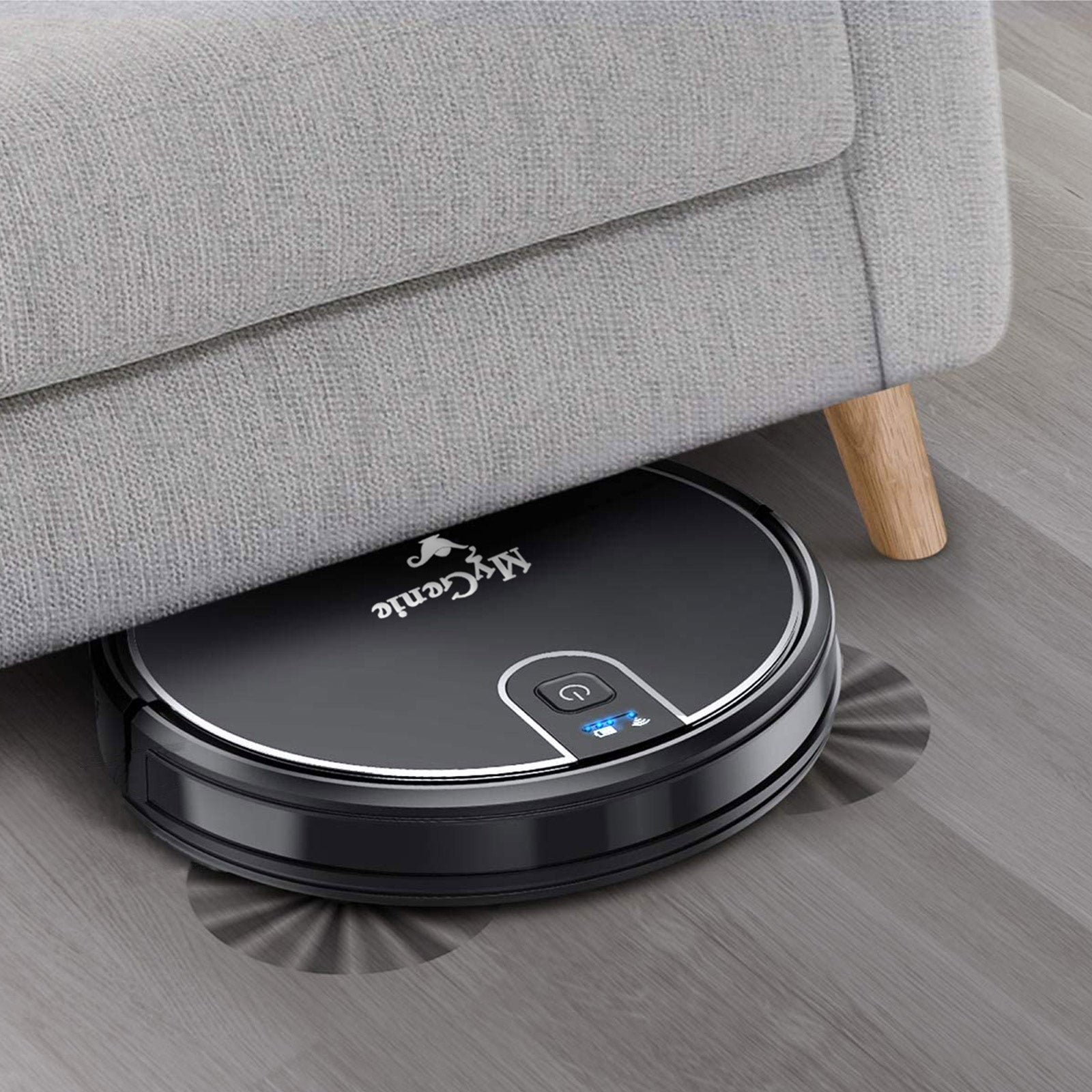 MyGenie XSonic Wifi Pro Robotic Vacuuum Cleaner Carpet Wet Dry Mopping Black V160-10002248