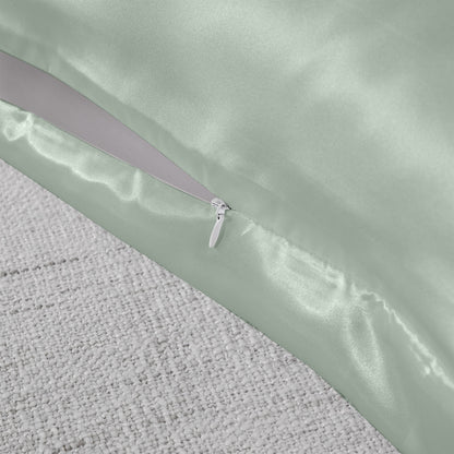 Royal Comfort Mulberry Soft Silk Hypoallergenic Pillowcase Twin Pack 51 x 76cm - Sage V160-10002249