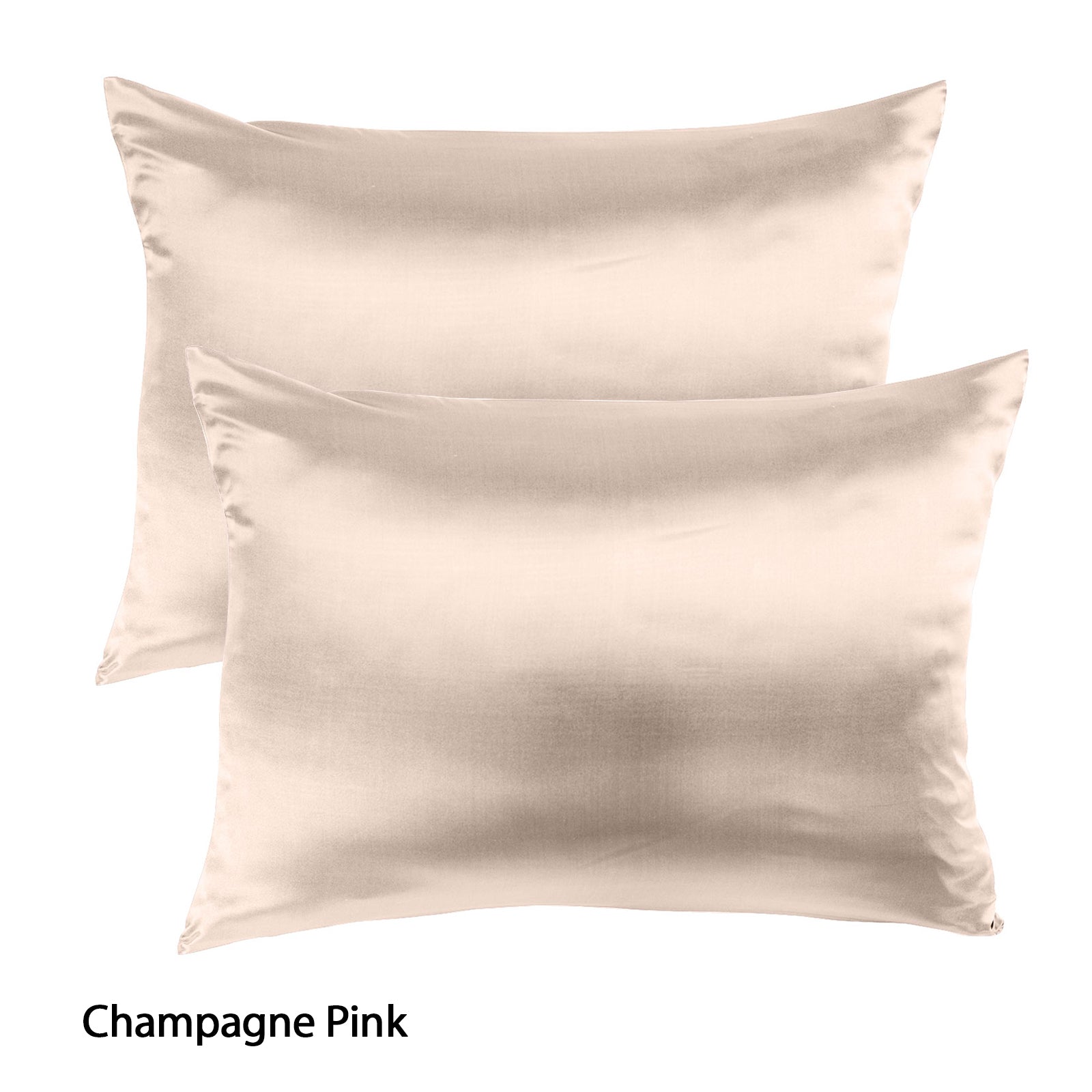 Royal Comfort Mulberry Soft Silk Hypoallergenic Pillowcase Twin Pack 51 x 76cm - Champagne Pink V160-10002250