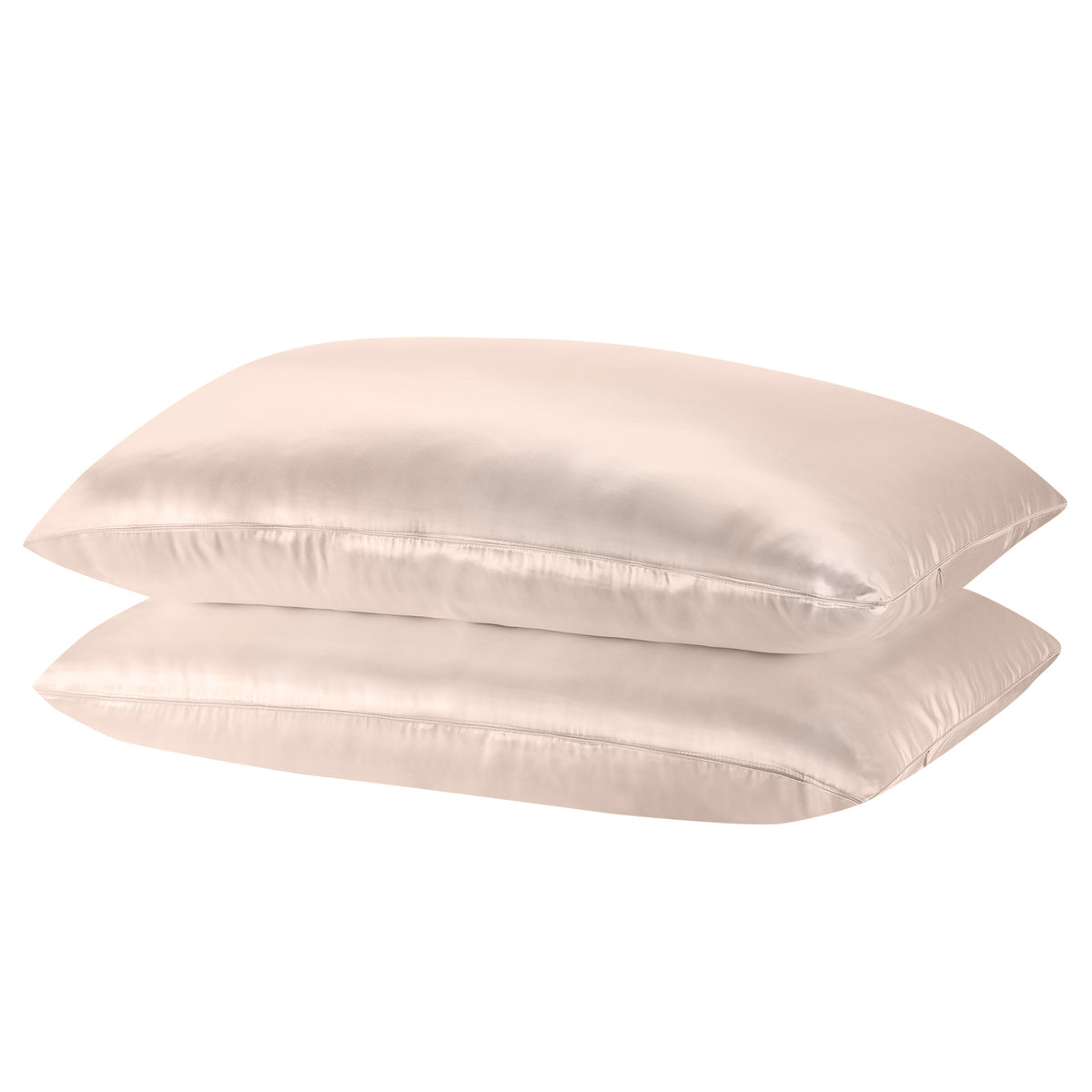 Royal Comfort Mulberry Soft Silk Hypoallergenic Pillowcase Twin Pack 51 x 76cm - Champagne Pink V160-10002250