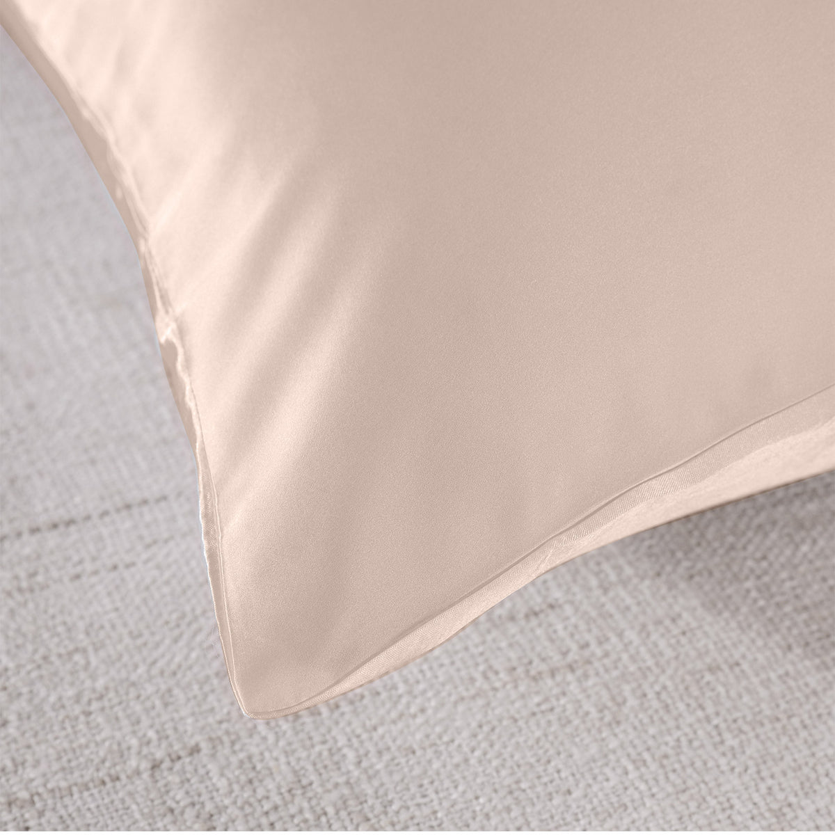 Royal Comfort Mulberry Soft Silk Hypoallergenic Pillowcase Twin Pack 51 x 76cm - Champagne Pink V160-10002250