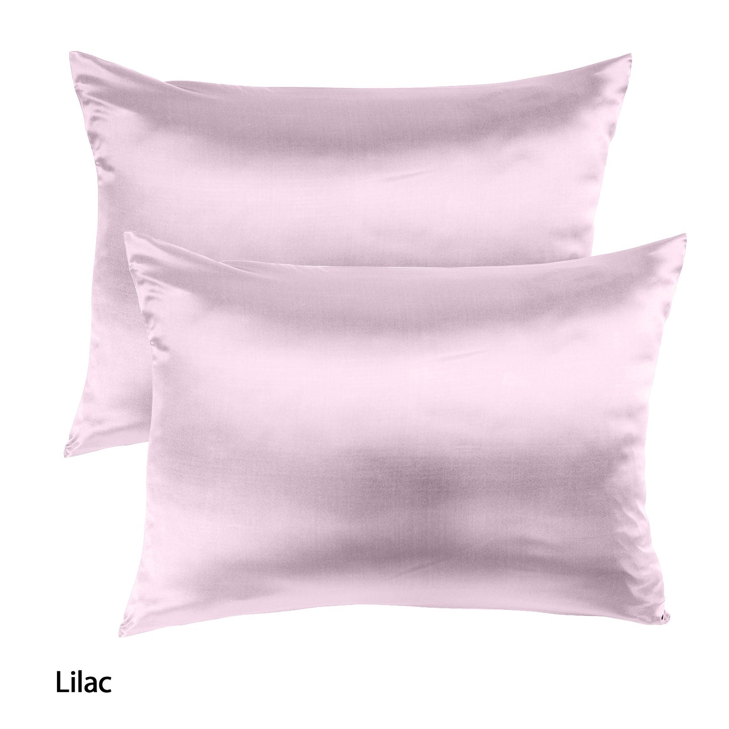 Royal Comfort Mulberry Soft Silk Hypoallergenic Pillowcase Twin Pack 51 x 76cm - Lilac V160-10002251