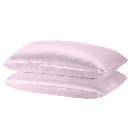 Royal Comfort Mulberry Soft Silk Hypoallergenic Pillowcase Twin Pack 51 x 76cm - Lilac V160-10002251