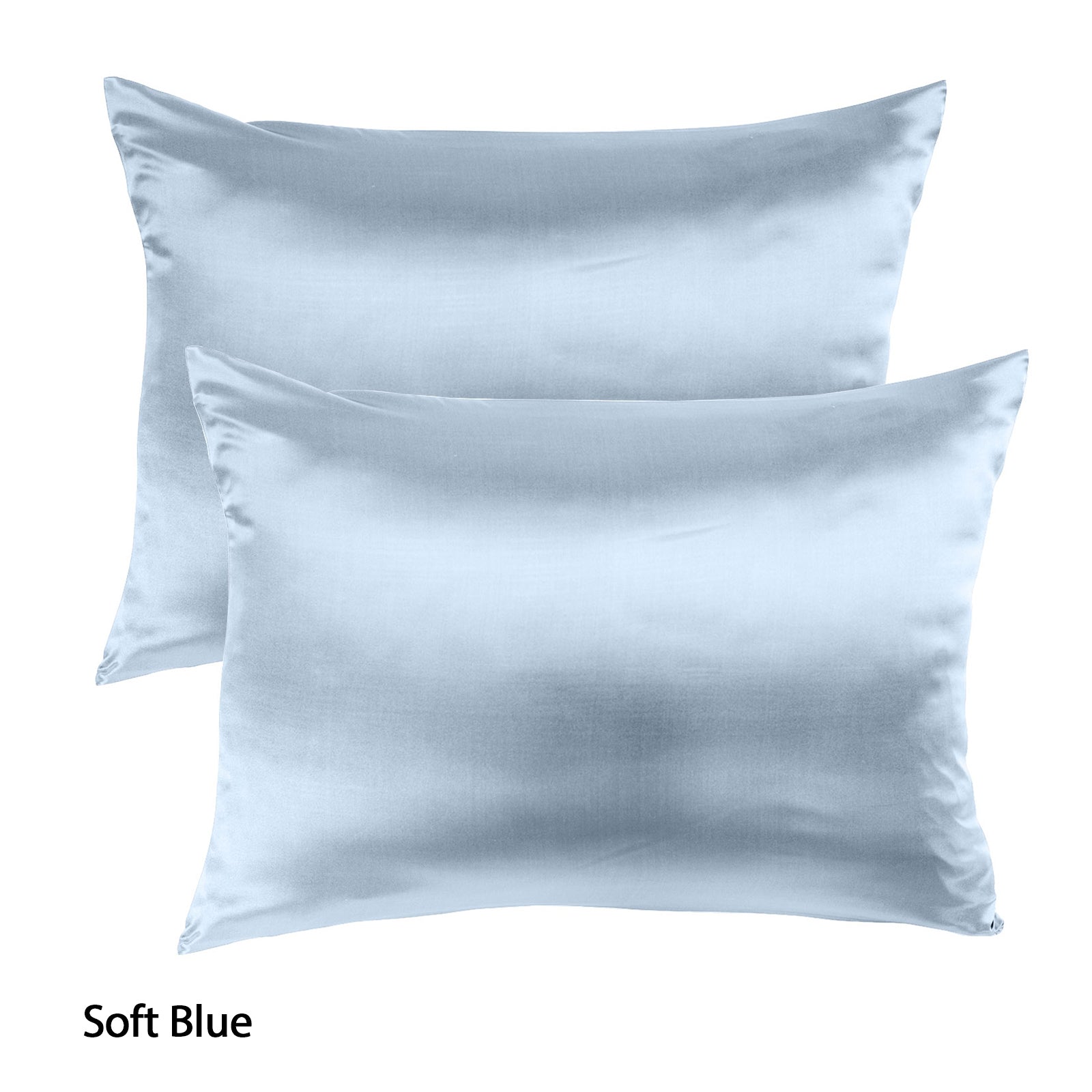 Royal Comfort Mulberry Soft Silk Hypoallergenic Pillowcase Twin Pack 51 x 76cm - Soft Blue V160-10002252