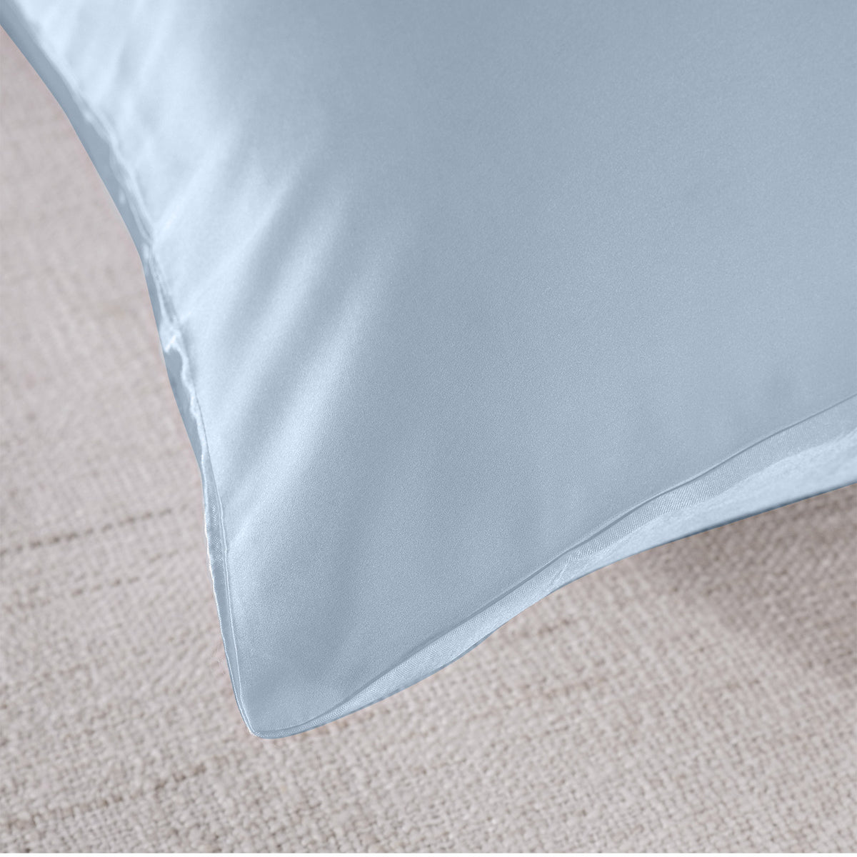 Royal Comfort Mulberry Soft Silk Hypoallergenic Pillowcase Twin Pack 51 x 76cm - Soft Blue V160-10002252