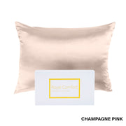 Royal Comfort Pure Silk Pillow Case 100% Mulberry Silk Hypoallergenic Pillowcase - Champagne Pink V160-10002264