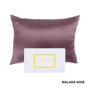 Royal Comfort Pure Silk Pillow Case 100% Mulberry Silk Hypoallergenic Pillowcase - Malaga Wine V160-10002266