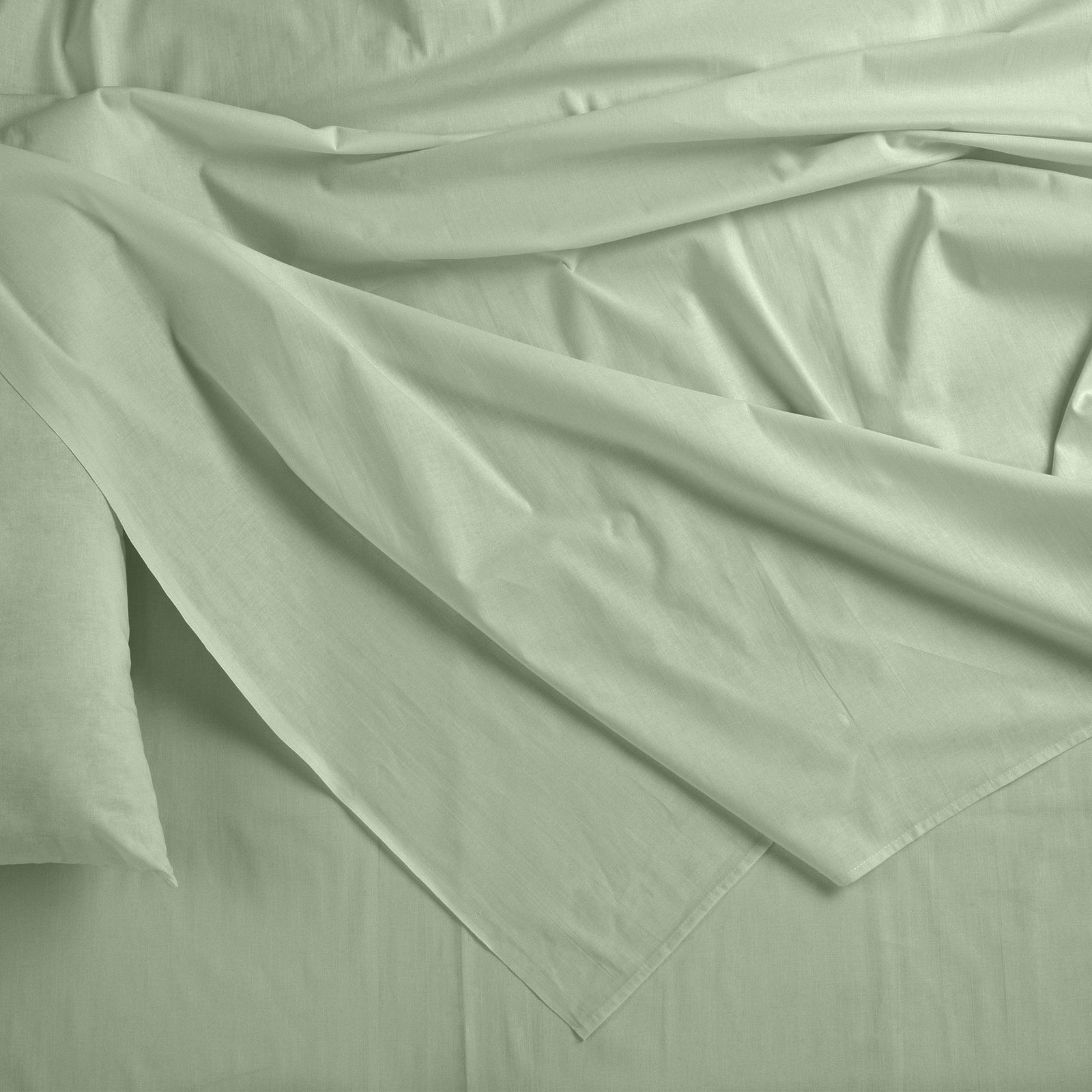 Royal Comfort Bamboo Blended Sheet & Pillowcases Set 1000TC Ultra Soft Bedding - Queen - Sage Green V160-10002284