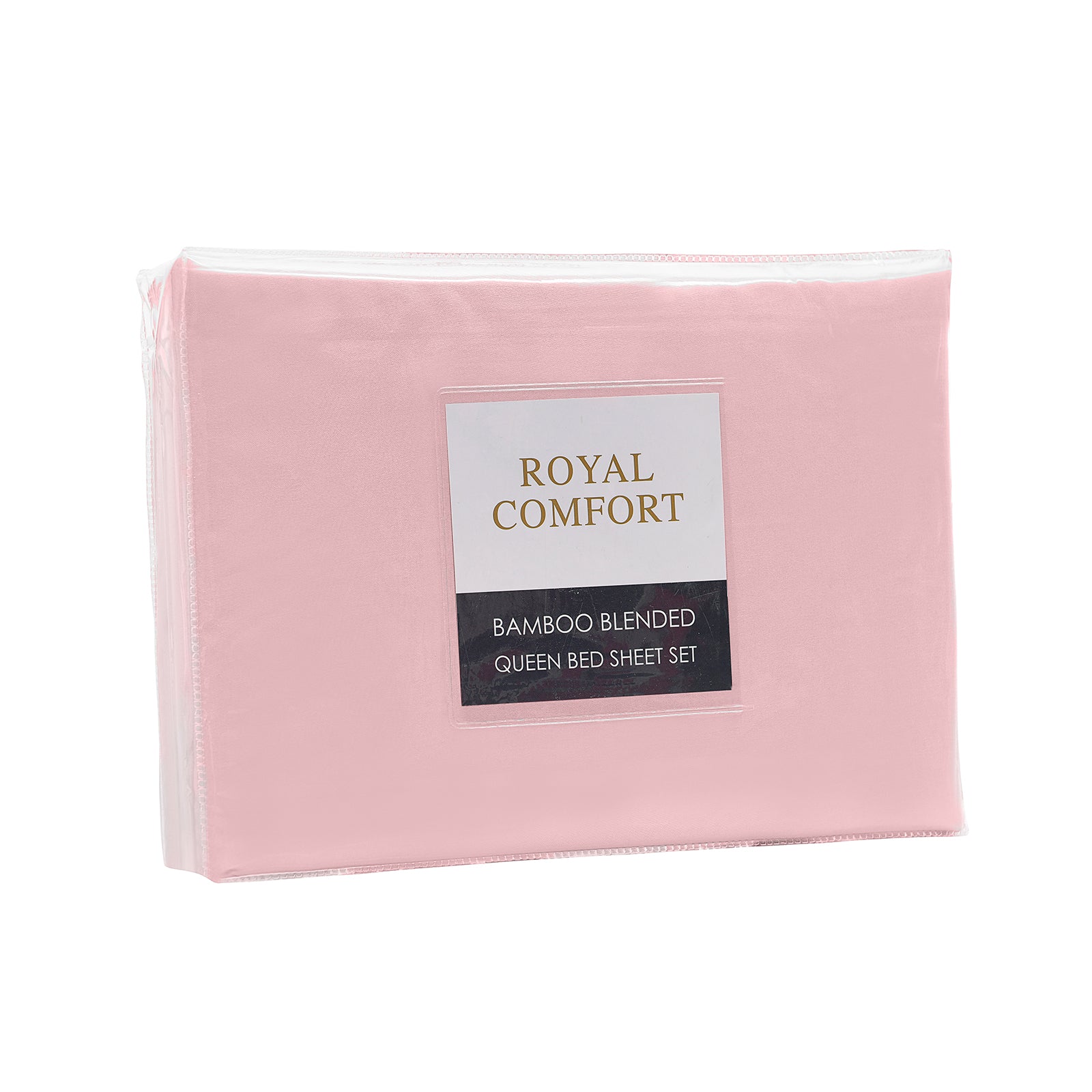 Royal Comfort Bamboo Blended Sheet & Pillowcases Set 1000TC Ultra Soft Bedding - Queen - Bubble Bath V160-10002285