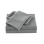 Royal Comfort 2000 Thread Count Bamboo Cooling Sheet Set Ultra Soft Bedding - Single - Mid Grey V160-10002297