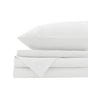 Royal Comfort Vintage Washed 100% Cotton Sheet Set Fitted Flat Sheet Pillowcases - Queen - White V160-10002577