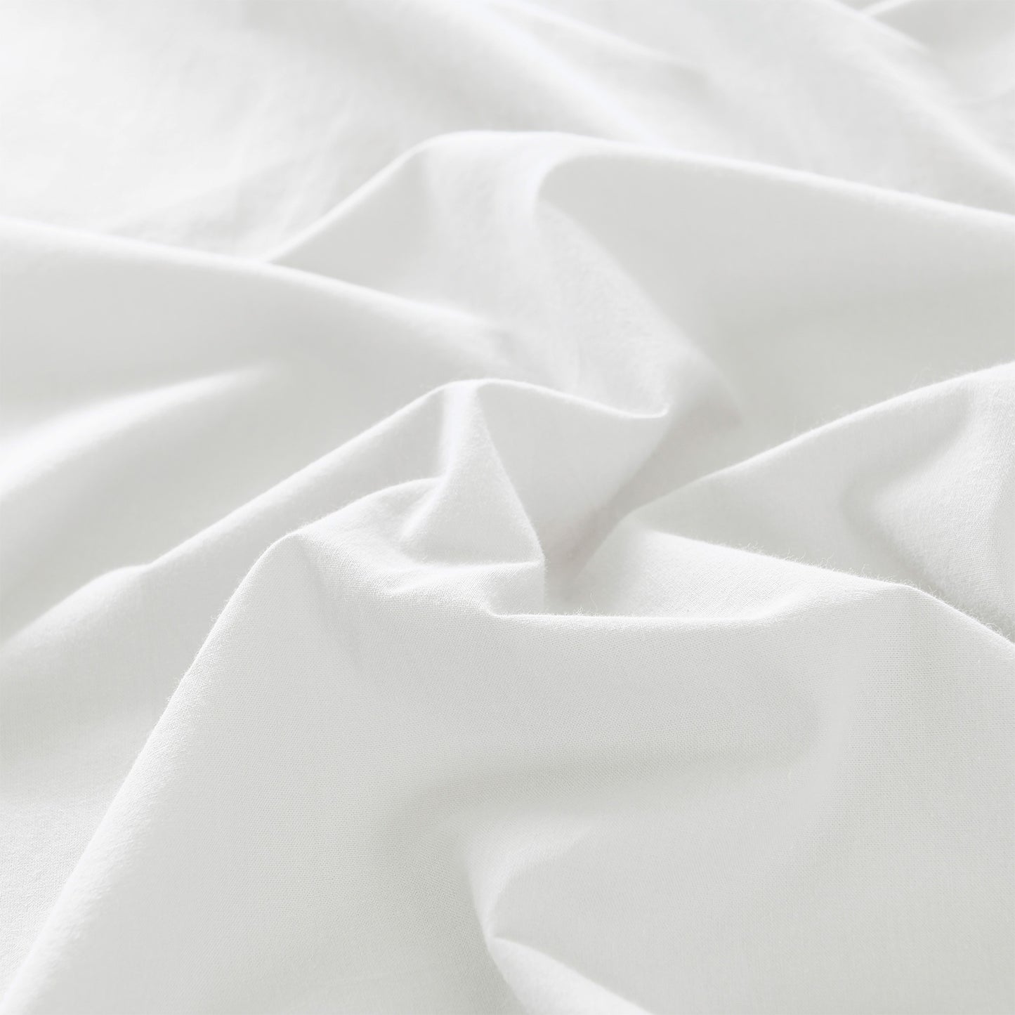 Royal Comfort Vintage Washed 100% Cotton Sheet Set Fitted Flat Sheet Pillowcases - King - White V160-10002582
