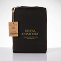 Royal Comfort Vintage Washed 100% Cotton Quilt Cover Set Bedding Ultra Soft - Single - Charcoal V160-10002589