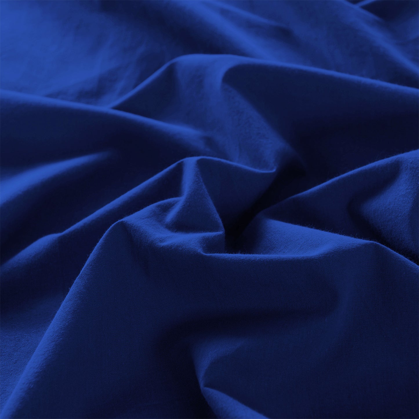 Royal Comfort Vintage Washed 100% Cotton Quilt Cover Set Bedding Ultra Soft - Double - Royal Blue V160-10002595