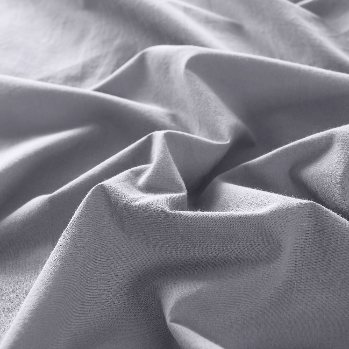 Royal Comfort Vintage Washed 100% Cotton Quilt Cover Set Bedding Ultra Soft - King - Grey V160-10002603