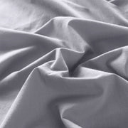 Royal Comfort Vintage Washed 100% Cotton Quilt Cover Set Bedding Ultra Soft - King - Grey V160-10002603