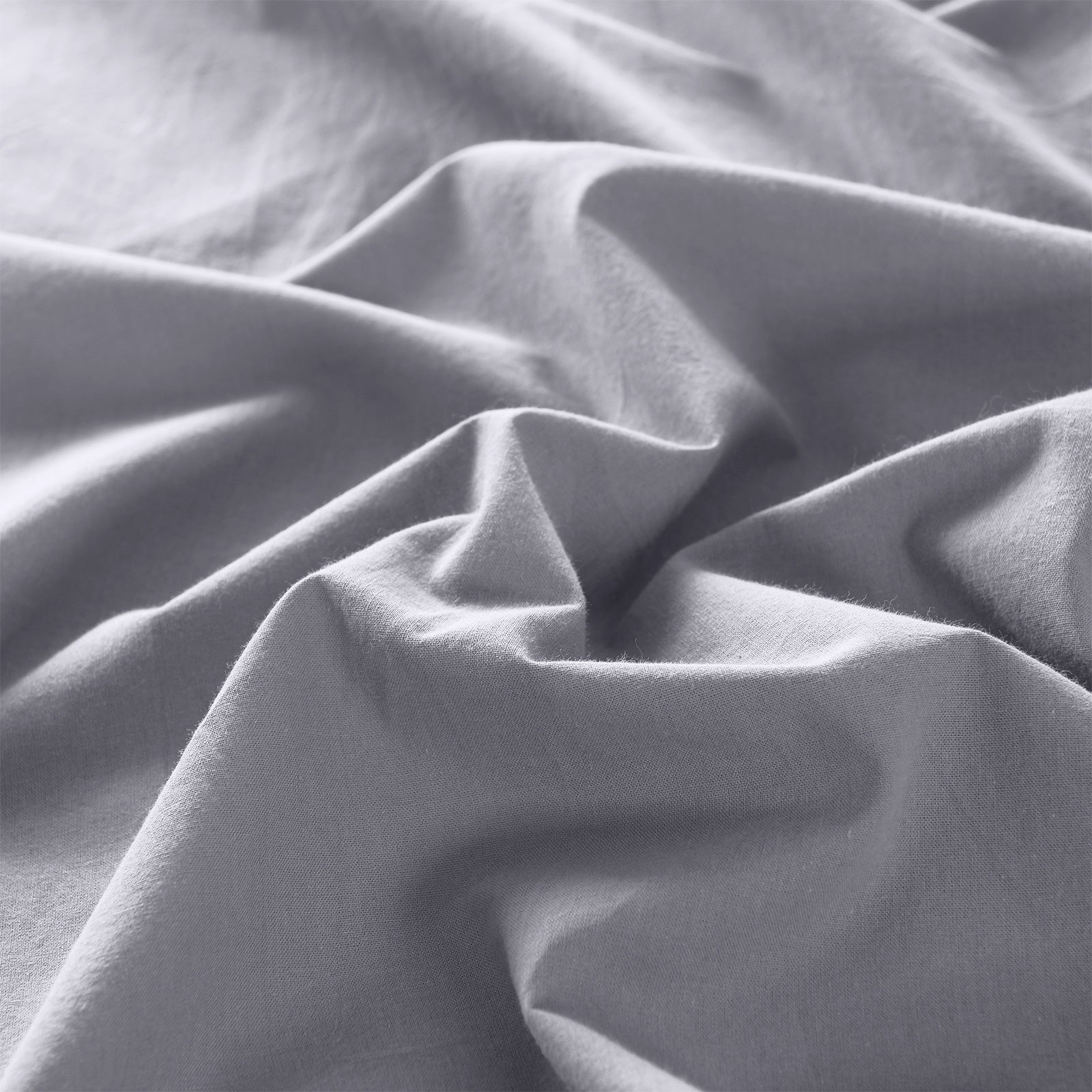 Royal Comfort Vintage Washed 100% Cotton Quilt Cover Set Bedding Ultra Soft - King - Grey V160-10002603