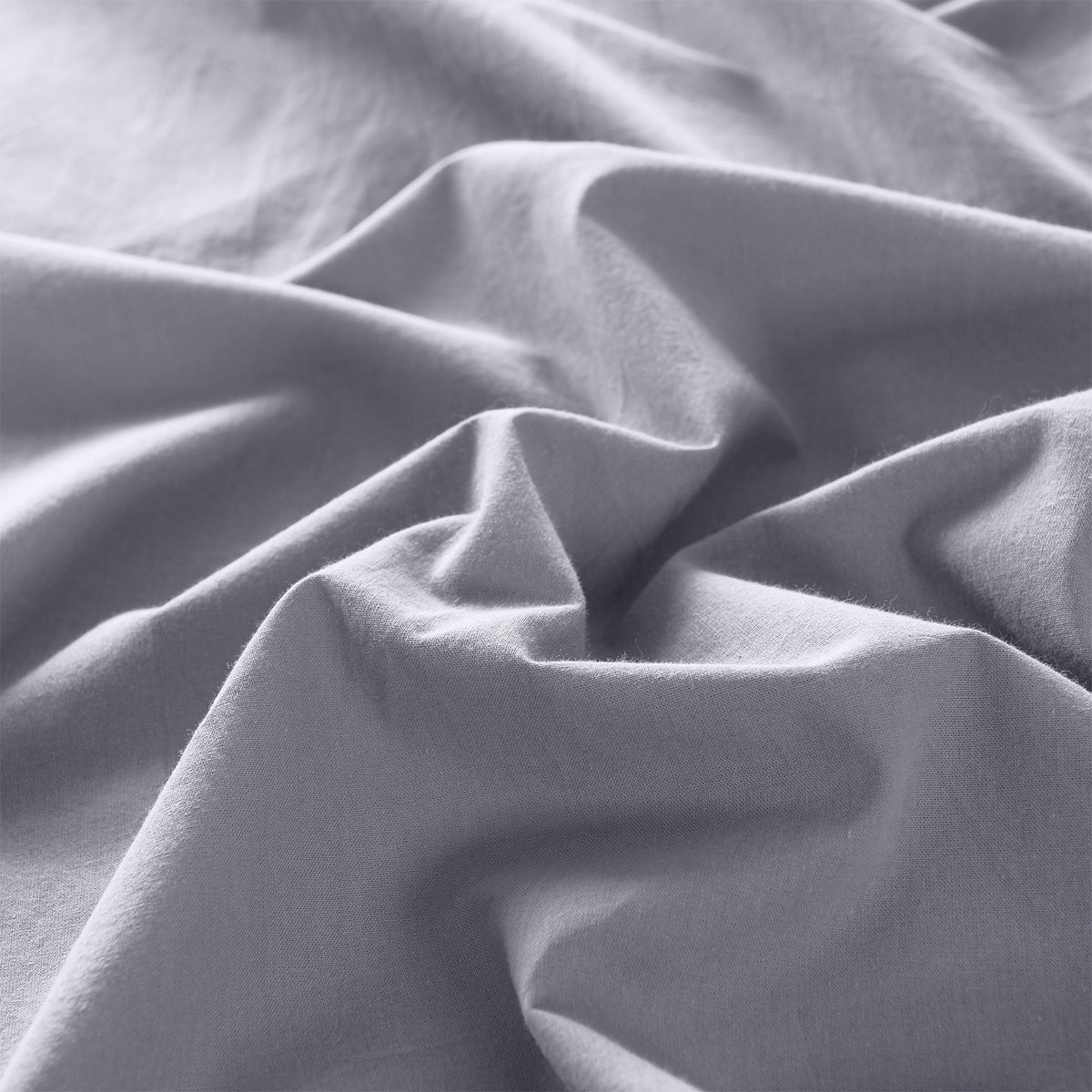 Royal Comfort Vintage Washed 100% Cotton Quilt Cover Set Bedding Ultra Soft - King - Grey V160-10002603