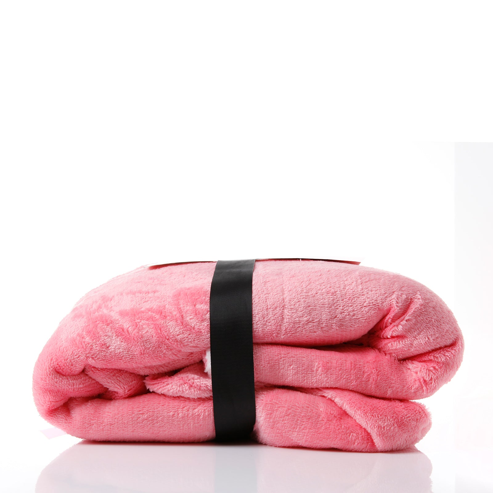 Royal Comfort Snug Hoodie Nightwear Super Soft Reversible Coral Fleece 750GSM - Pink V160-10002683