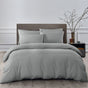 Royal Comfort 2000TC 6 Piece Bamboo Sheet & Quilt Cover Set Cooling Breathable - Queen - Grey V160-10002692