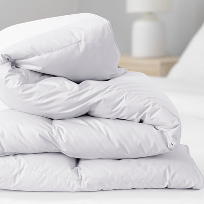 Royal Comfort 800GSM Silk Blend Quilt Duvet Ultra Warm Winter Weight - Single - White V160-10002936
