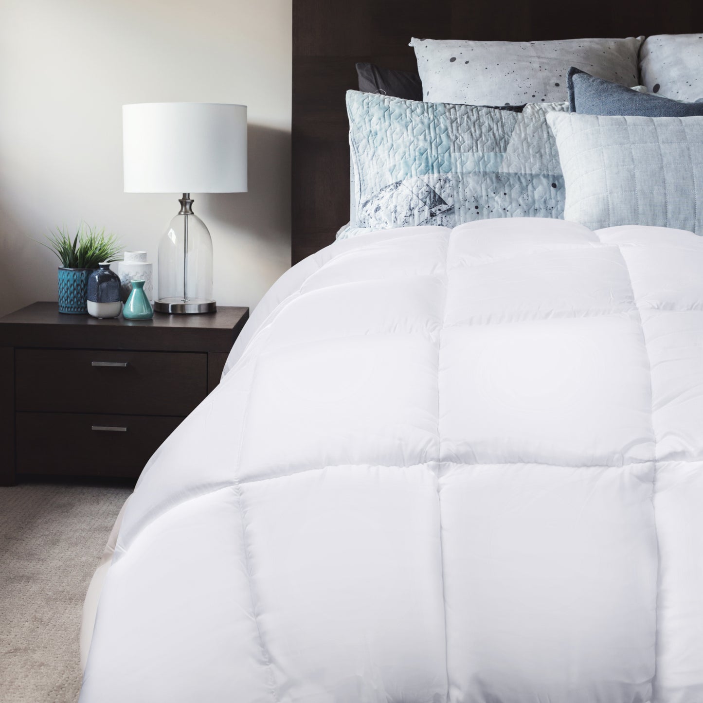 Royal Comfort 800GSM Silk Blend Quilt Duvet Ultra Warm Winter Weight - King - White V160-10002939