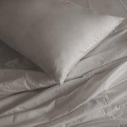 Royal Comfort 1000 Thread Count Bamboo Cotton Sheet and Quilt Cover Complete Set - King - Dove V160-10002950