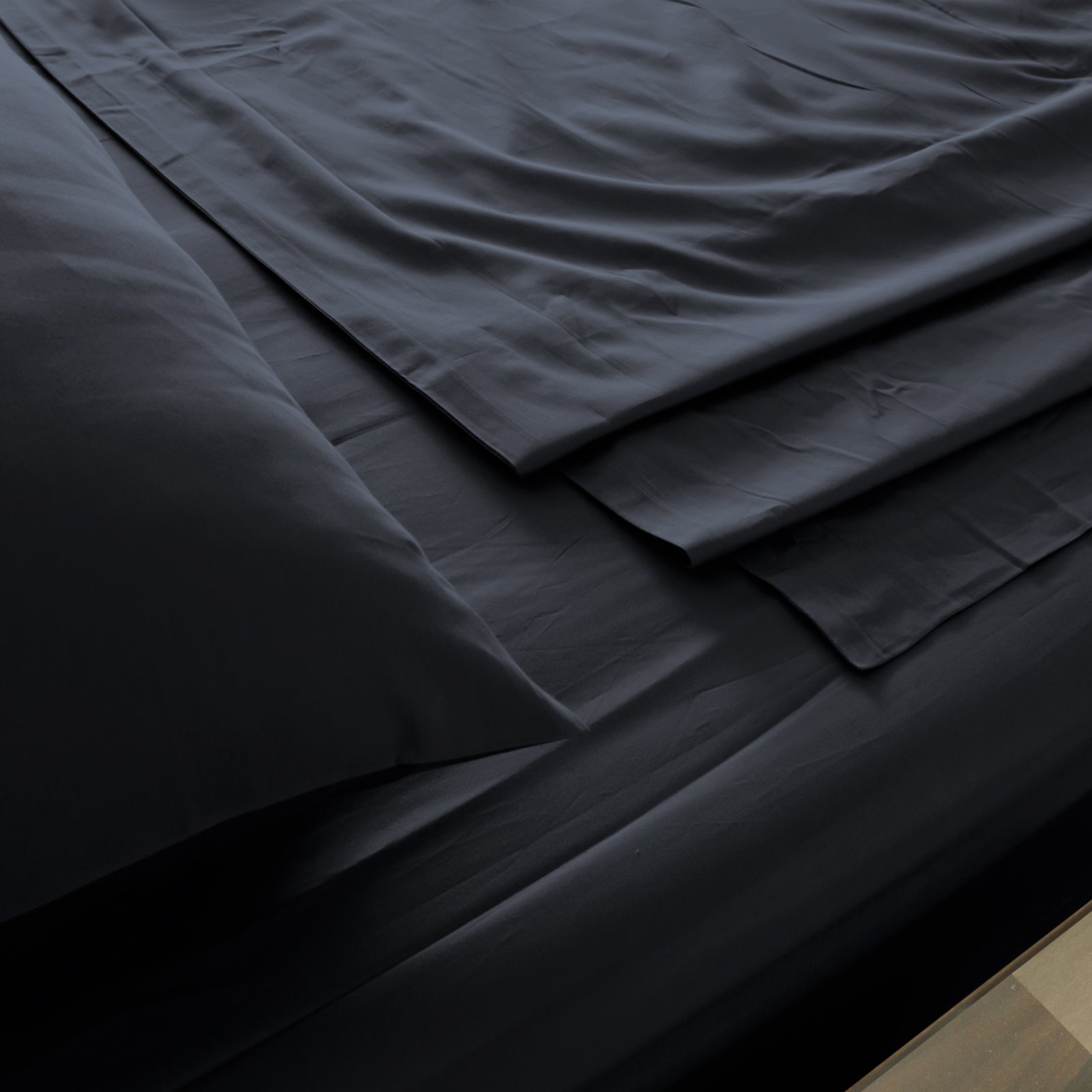 Royal Comfort 1000 Thread Count Bamboo Cotton Sheet and Quilt Cover Complete Set - King - Charcoal V160-10002957