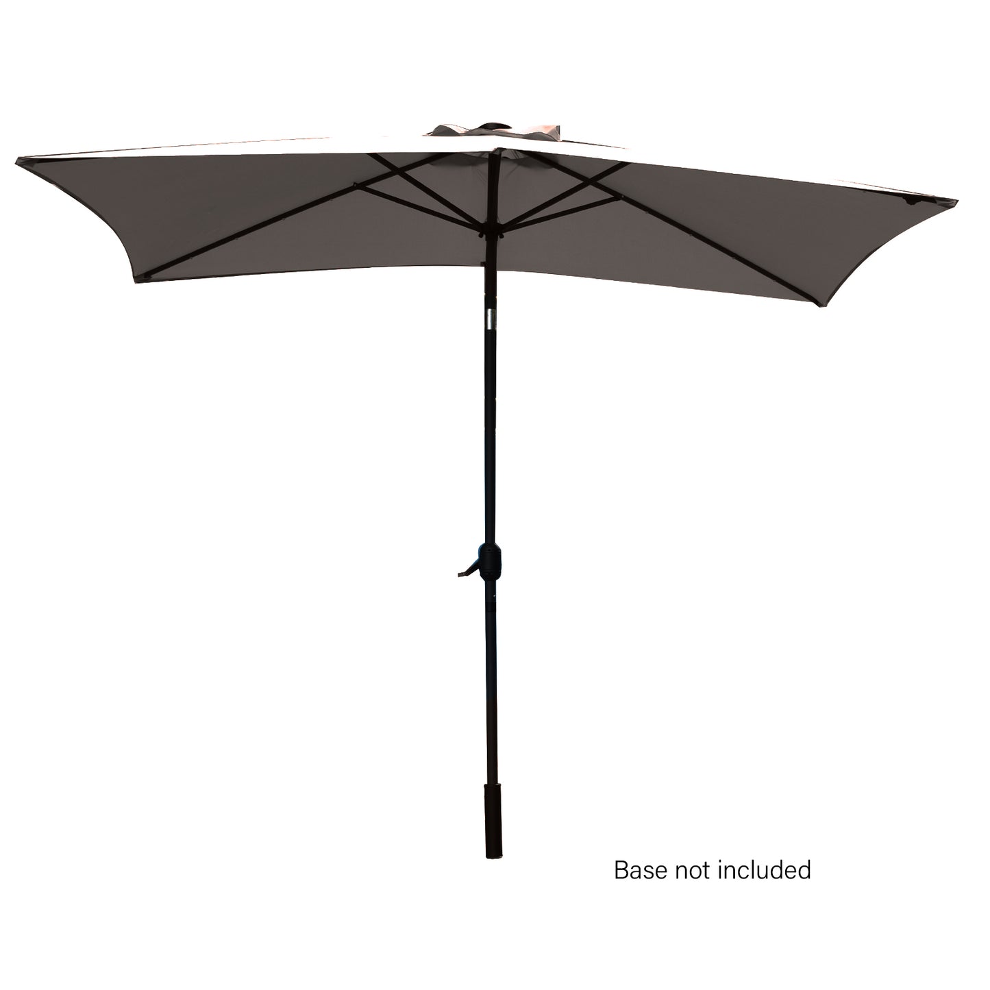 Arcadia Furniture Umbrella 3 Metre Umbrella with Solar LED Lights Garden Yard - Charcoal V160-10003064
