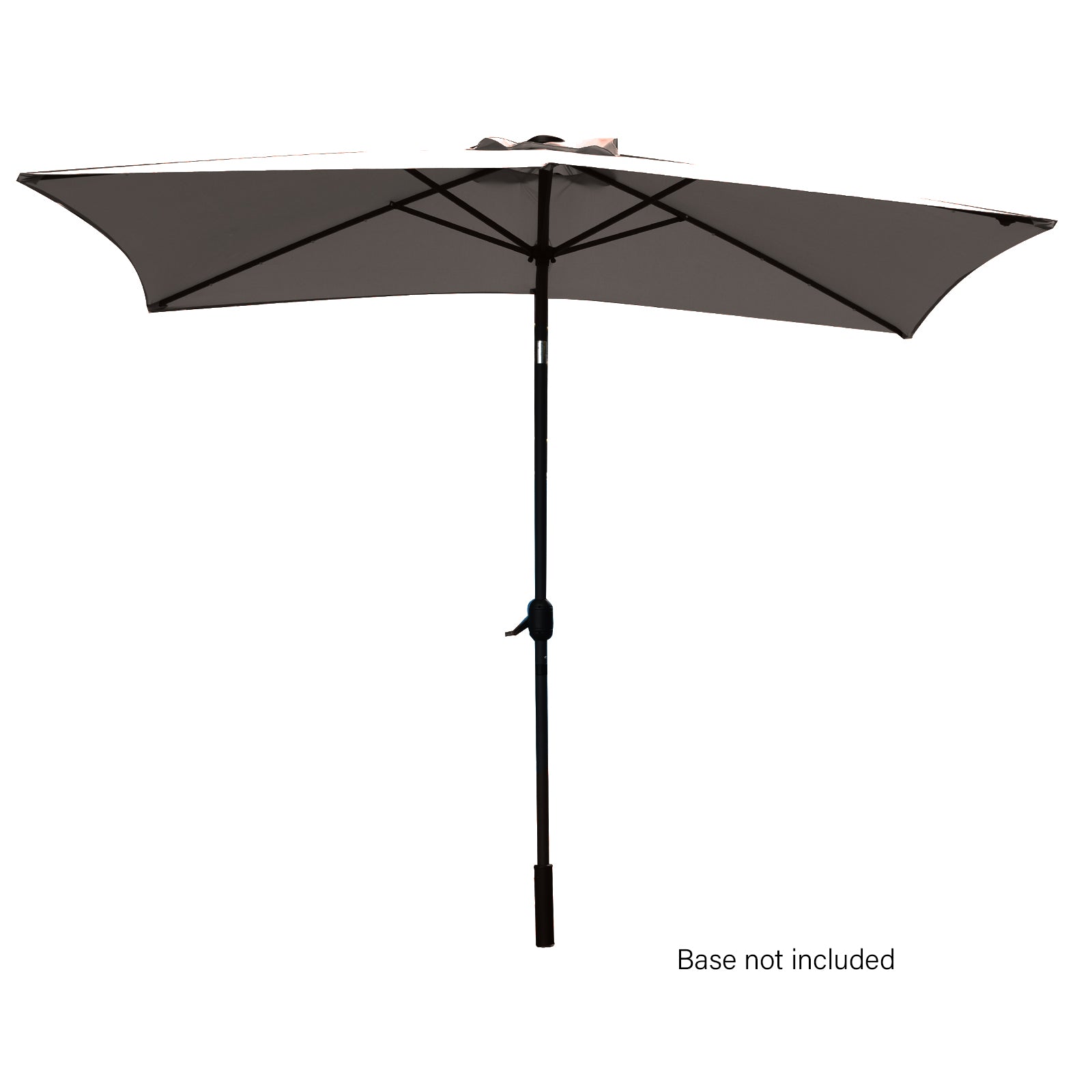 Arcadia Furniture Umbrella 3 Metre Umbrella with Solar LED Lights Garden Yard - Charcoal V160-10003064