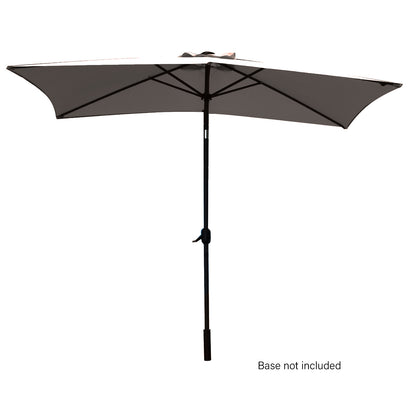 Arcadia Furniture Umbrella 3 Metre Umbrella with Solar LED Lights Garden Yard - Charcoal V160-10003064