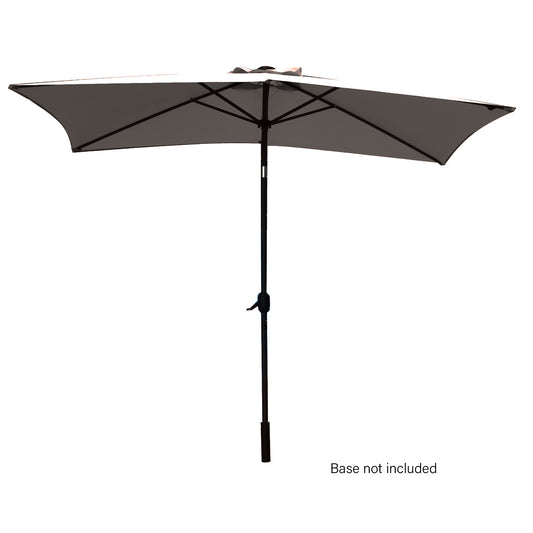 Arcadia Furniture Umbrella 3 Metre Umbrella with Solar LED Lights Garden Yard - Charcoal V160-10003064