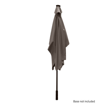 Arcadia Furniture Umbrella 3 Metre Umbrella with Solar LED Lights Garden Yard - Charcoal V160-10003064