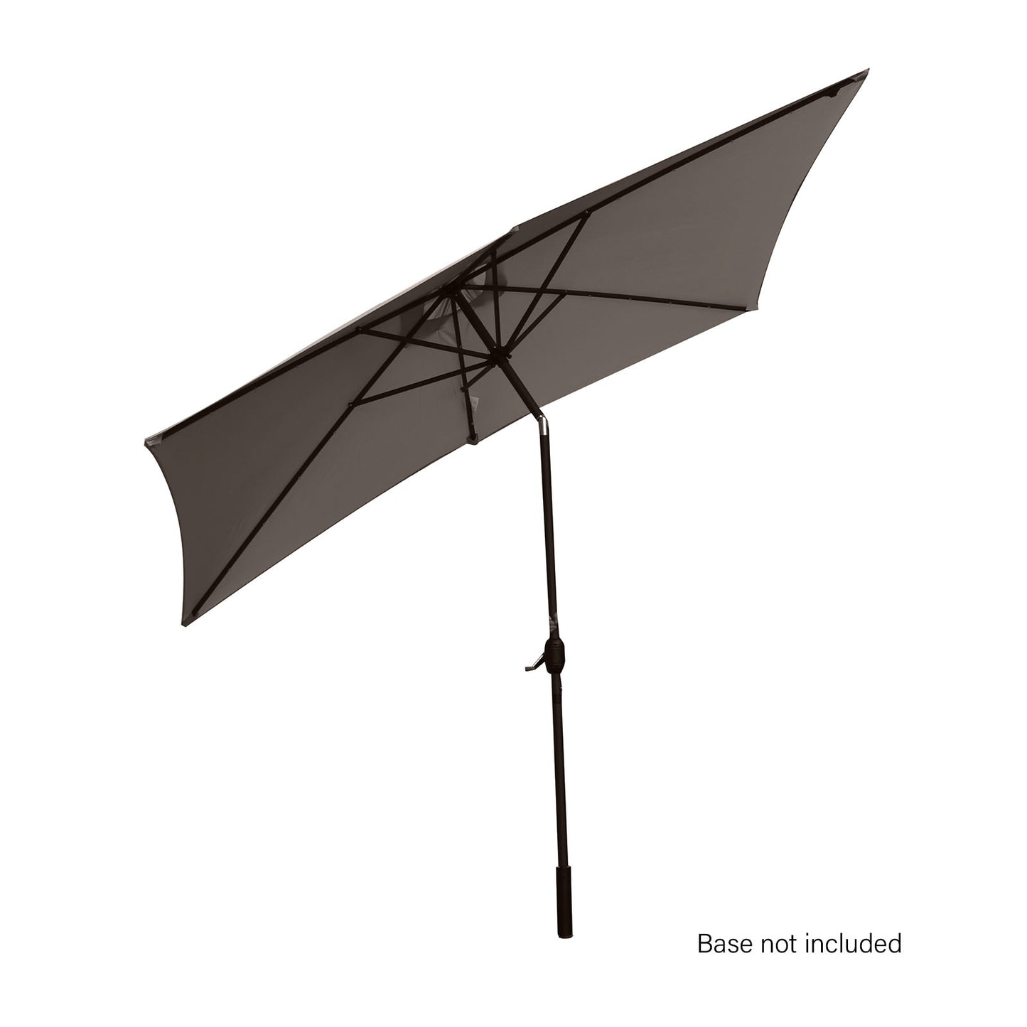 Arcadia Furniture Umbrella 3 Metre Umbrella with Solar LED Lights Garden Yard - Charcoal V160-10003064