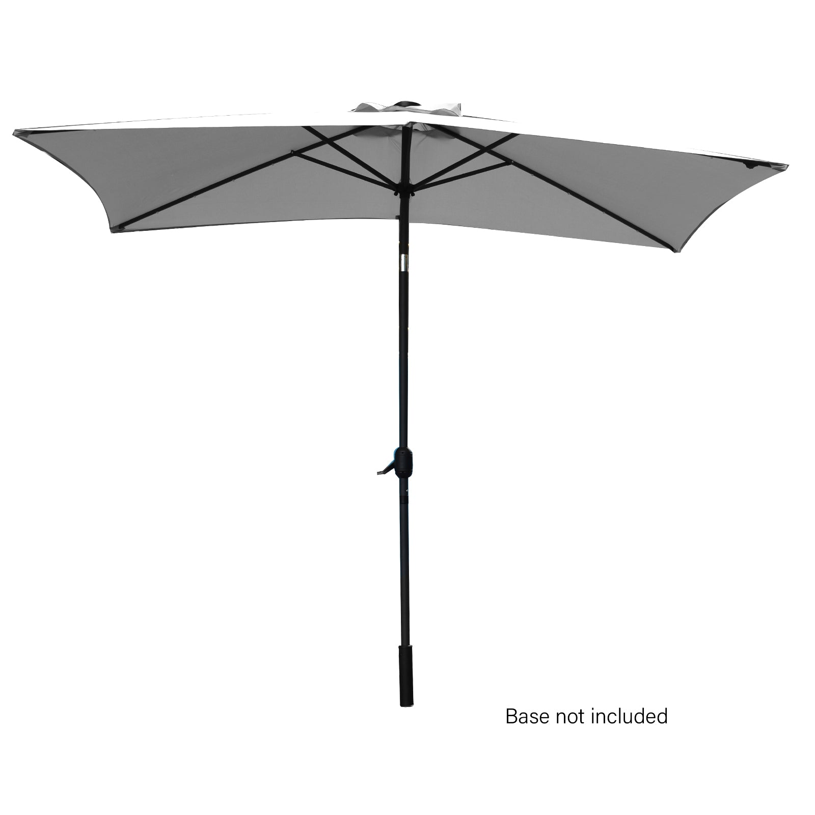 Arcadia Furniture Umbrella 3 Metre Umbrella with Solar LED Lights Garden Yard - Grey V160-10003065