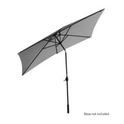 Arcadia Furniture Umbrella 3 Metre Umbrella with Solar LED Lights Garden Yard - Grey V160-10003065