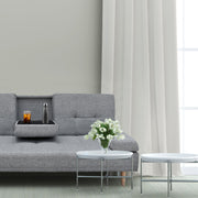 Casa Decor Mendoza 2 in 1 Sofa Bed Couch Grey Pull Down Cupholder 3 Seats Futon V160-10003078