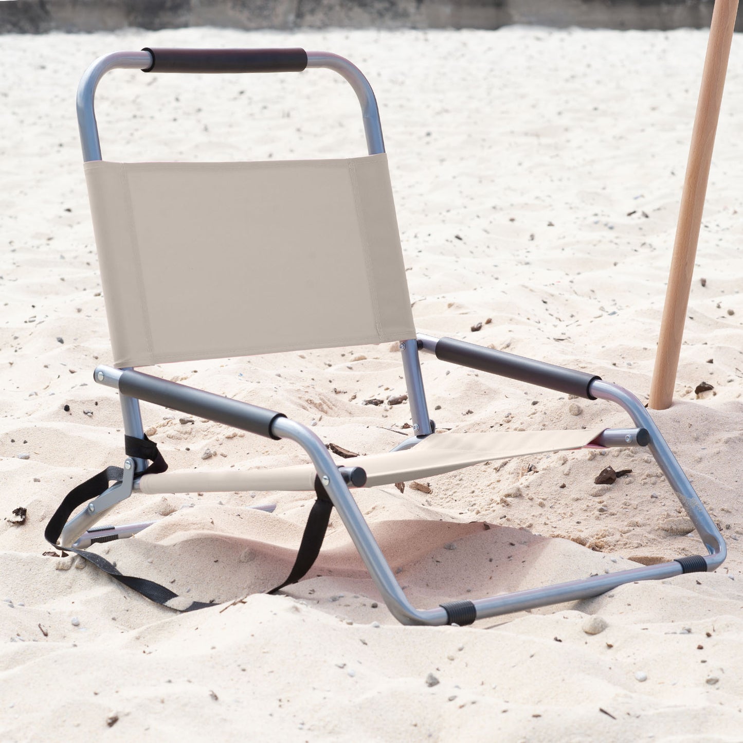 Havana Outdoors Beach Chair 2 Pack Folding Portable Summer Camping Outdoors - Natural V160-10003086