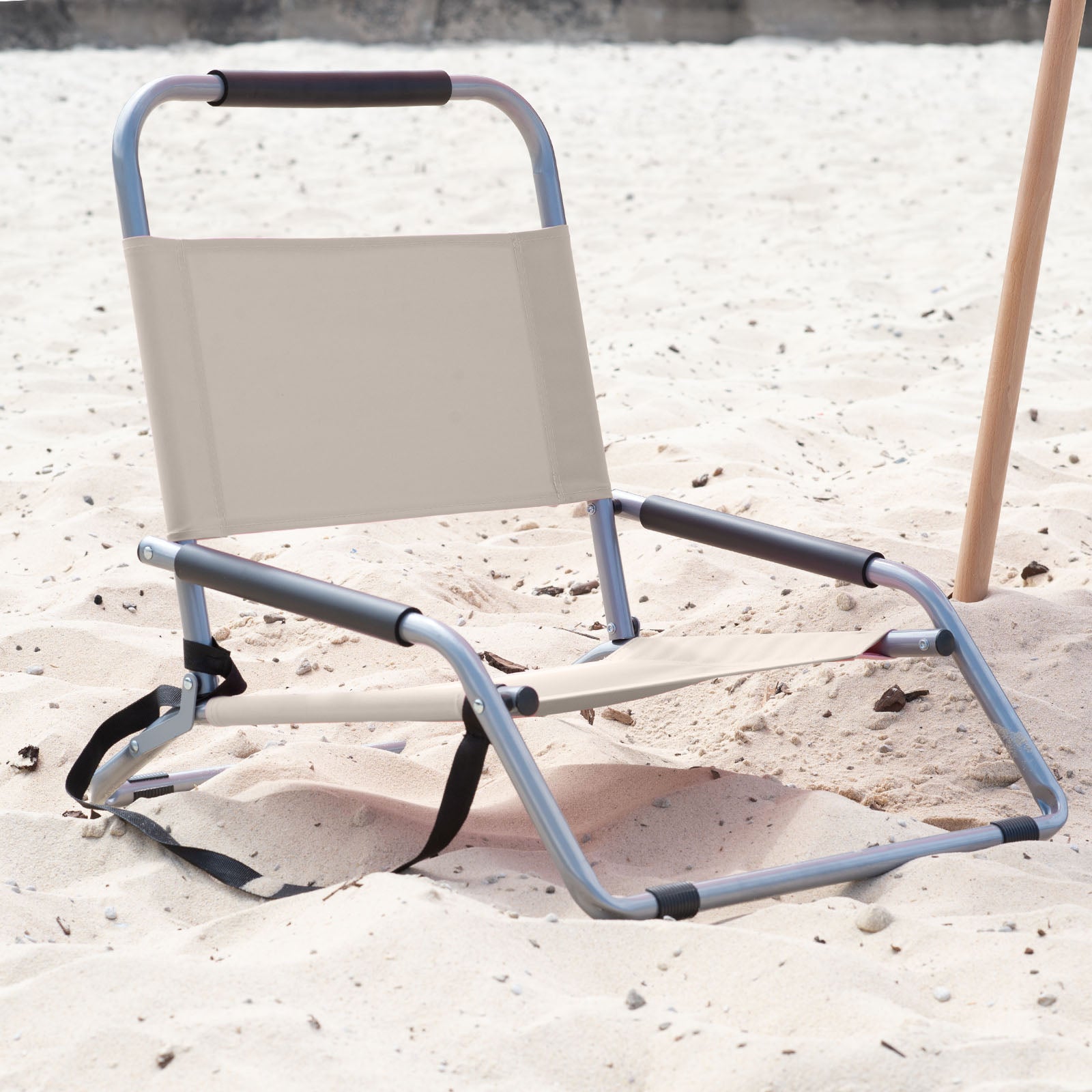 Havana Outdoors Beach Chair 2 Pack Folding Portable Summer Camping Outdoors - Natural V160-10003086
