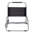 Havana Outdoors Beach Chair 2 Pack Folding Portable Summer Camping Outdoors - Black V160-10003087
