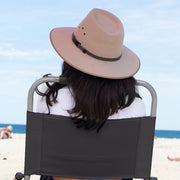 Havana Outdoors Beach Chair 2 Pack Folding Portable Summer Camping Outdoors - Black V160-10003087