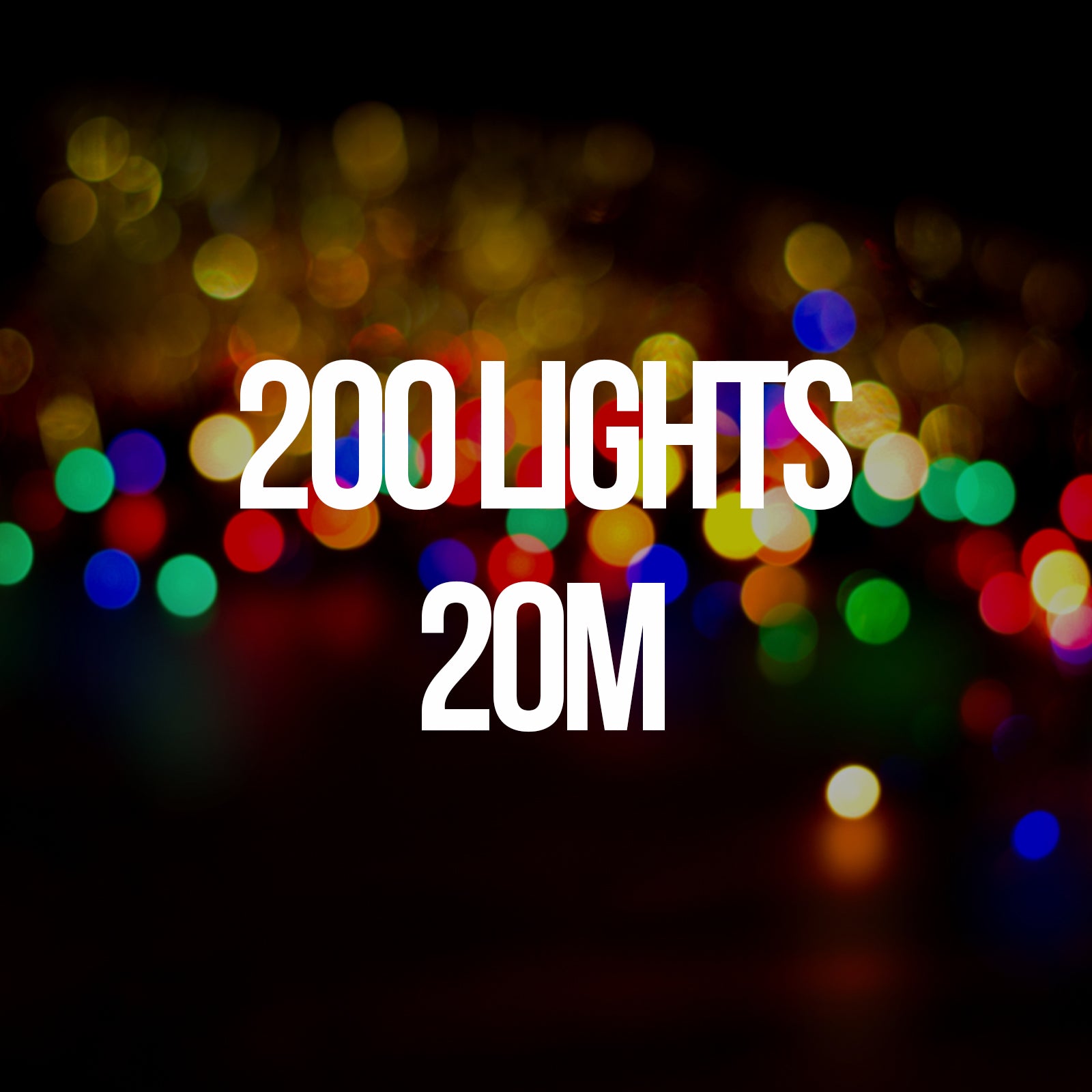 Milano Decor Outdoor LED Plug In Fairy Lights - Multicoloured - 200 Lights V160-10003390