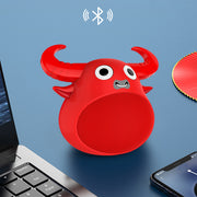 Fitsmart Bluetooth Animal Face Speaker Portable Wireless Stereo Sound - Red V160-10003448