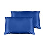 Casa Decor Luxury Satin Pillowcase Twin Pack Size With Gift Box Luxury - Navy Blue V160-10003450