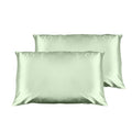 Casa Decor Luxury Satin Pillowcase Twin Pack Size With Gift Box Luxury - Sage Green V160-10003454