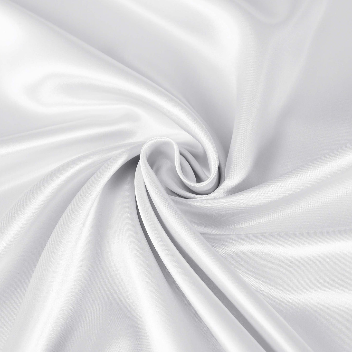 Royal Comfort Satin Sheet Set 3 Piece Fitted Sheet Pillowcase Soft - Queen - White V160-10003460