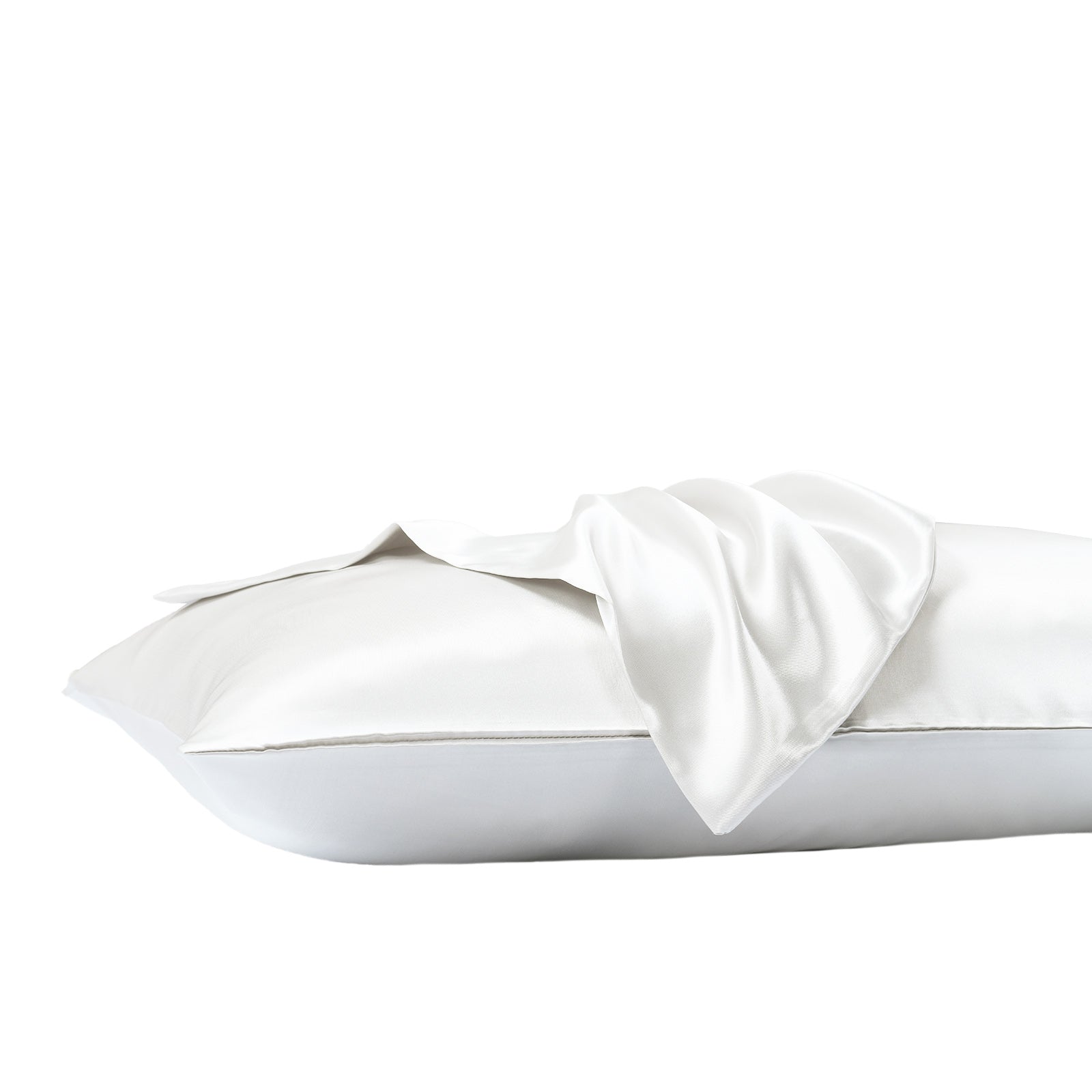 Royal Comfort Satin Sheet Set 3 Piece Fitted Sheet Pillowcase Soft - King - White V160-10003466