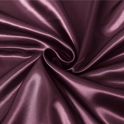 Royal Comfort Satin Sheet Set 3 Piece Fitted Sheet Pillowcase Soft - King - Malaga Wine V160-10003468