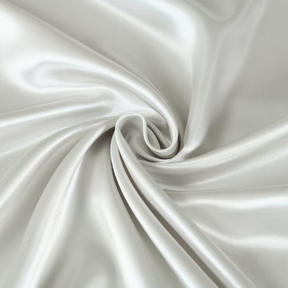 Royal Comfort Satin Sheet Set 3 Piece Fitted Sheet Pillowcase Soft - King - Silver V160-10003469