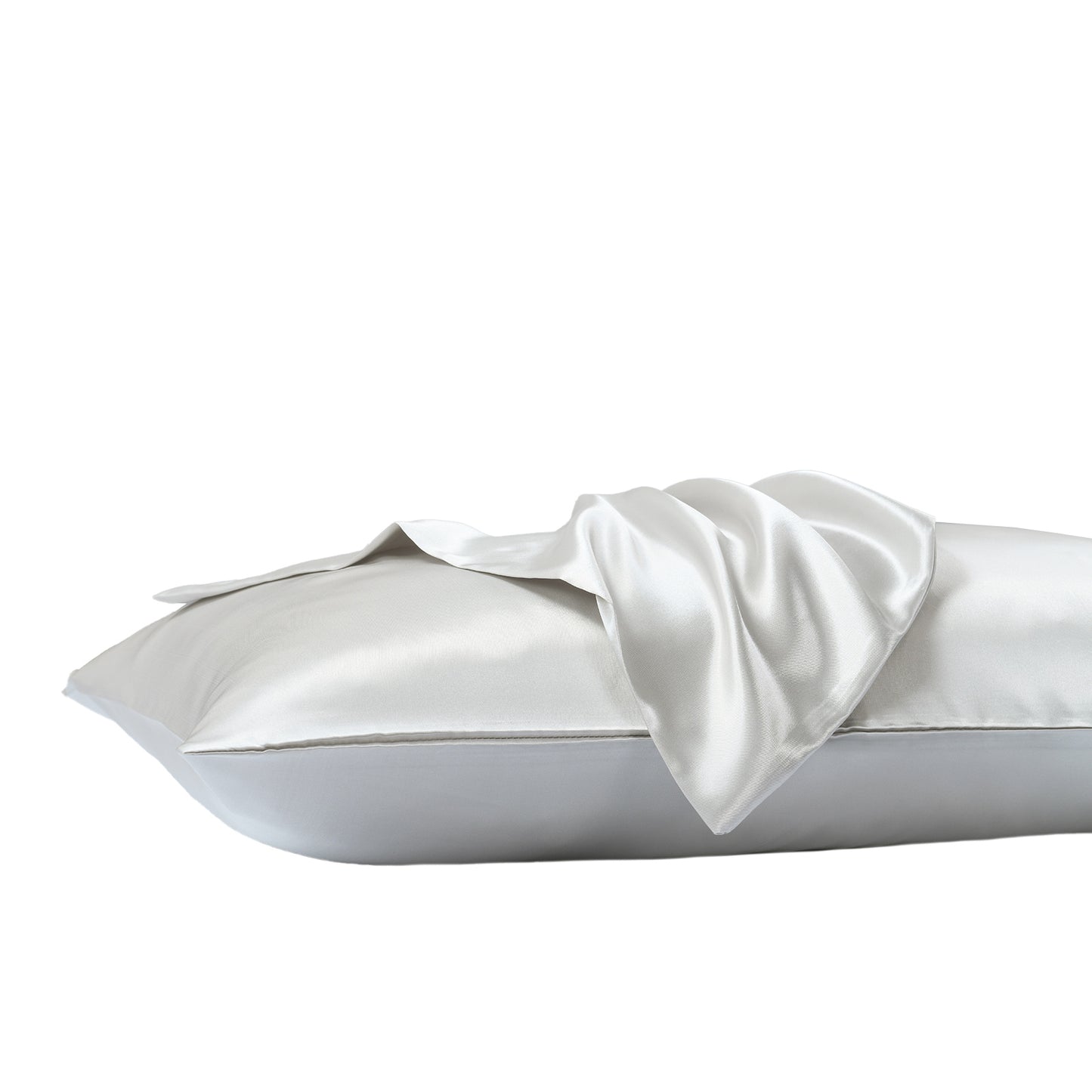 Royal Comfort Satin Sheet Set 3 Piece Fitted Sheet Pillowcase Soft - King - Silver V160-10003469